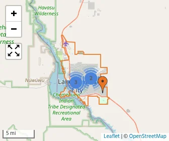 Area schools map